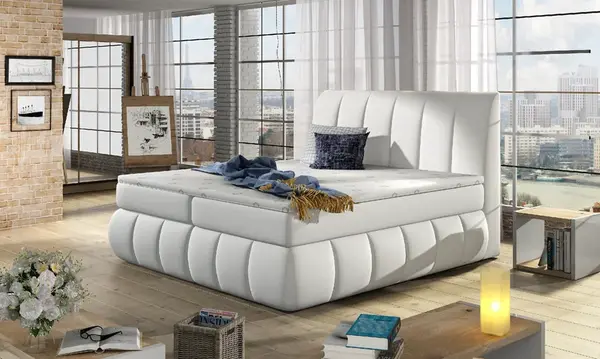 Boxspring Vincenzo Rozměr: 140 x 200 cm, látka: Soft 17