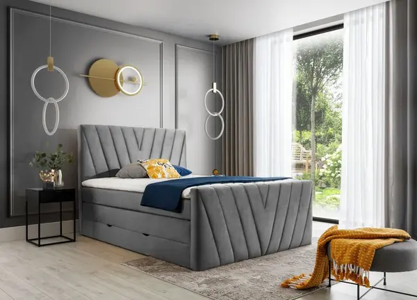 Boxspring Candice Rozměr: 180 x 200 cm, látka: Nube 4