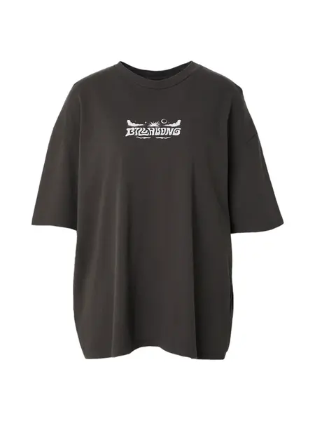 BILLABONG Oversize tričko 'TROPICAL FILMOR'  čierna / šedobiela