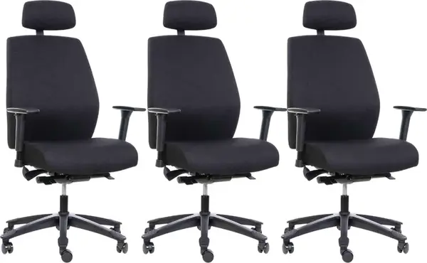 MERCURY 3PACK Ergonomická záťažová kancelárska stolička ENDURANCE (3 ks)