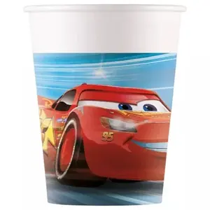 Kelímky papírové Cars 200 ml 8 ks