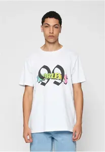 99 Problémy Rainbow Tee bílé