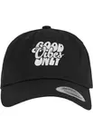 Mister Tee Čiapka 'Good Vibes Only'  čierna / biela