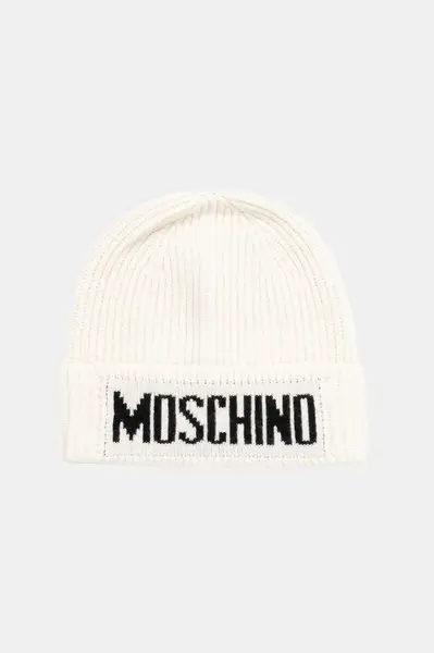 Moschino  čiapka pánska s prímesou vlny