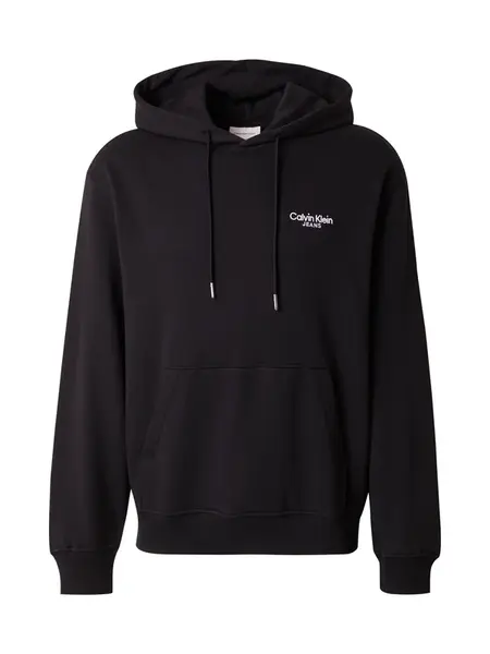 Calvin Klein Jeans Mikina  čierna / biela