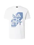 Hackett London Tričko  zafírová / biela