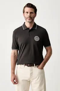 Armani Exchange polo tričko pánske bavlnené