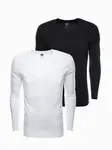 Ombre Men's V-NECK longsleeve set - mix 2