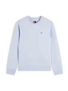 Tommy Jeans Mikina  svetlomodrá