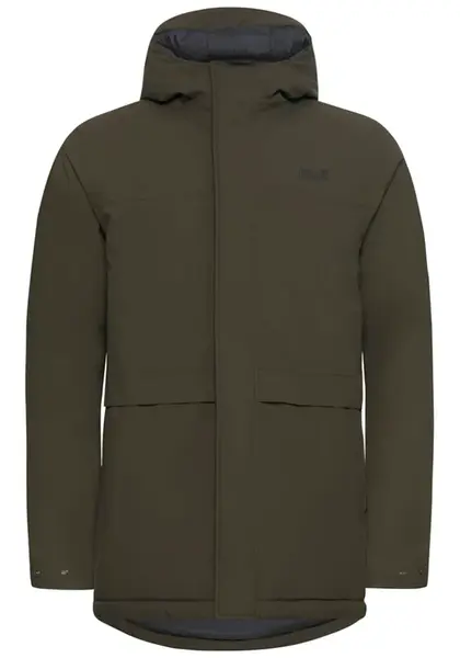 JACK WOLFSKIN Outdoorová bunda 'Icecape'  tmavozelená