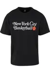 K1X Tričko 'NYC BB'  koralová / čierna / biela
