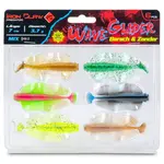 Iron claw gumová nástraha wave glider mix kit 2 barsch & zander 7 cm 3,7 g 6 ks