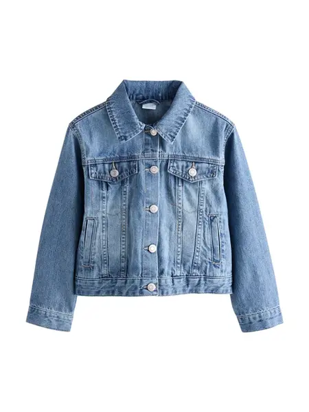 Next Prechodná bunda  modrá denim