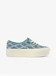 Modré dámské tenisky na platformě VANS UA Authentic Stackform - Dámské