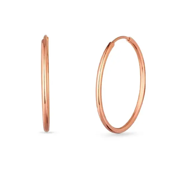 Vuch Nadčasové bronzové kruhy Yetta Rose Gold