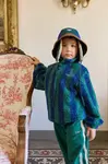 Tinycottons Dětský bavlněný klobouk Tinycottons COLOR BLOCK BUCKET HAT