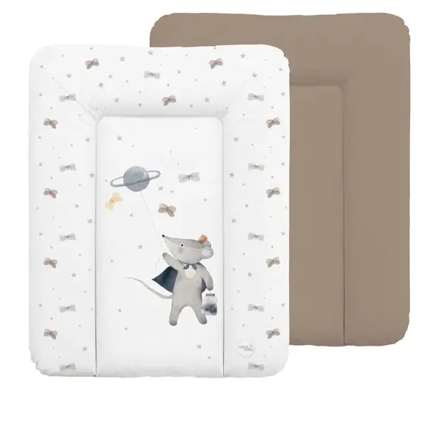 CEBA BABY Podložka přebalovací měkká malá (50x70) Basic Cosmic Mouse