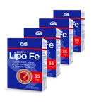 GS Železo Lipo Fe, 4 × 30 kapslí