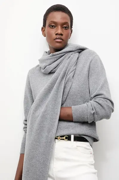 Svetr z merino vlny se šálou Answear.LAB