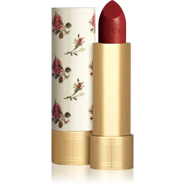 Gucci Gucci Beauty Rouge à Lèvres Voile lesklá rtěnka odstín 502 Eadie Scarlet 3.5 g