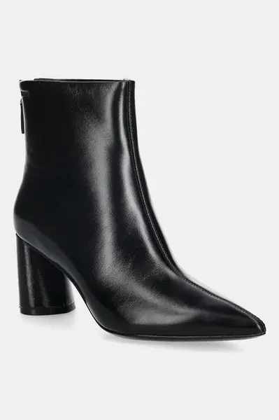 Kožené kotníkové boty BOSS Gracey