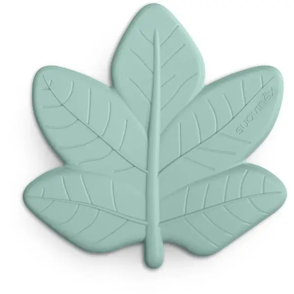 Suavinex Poetry Forest Leaf Teether kousátko 0 m+ Green 1 ks