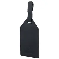 Kožená jmenovka na kufr Katana Emerik, tmavě modrá