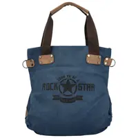 Trendy dámská textilní taška do ruky Eliane, modrá