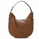 -Módní dámská koženková kabelka Sandrine koňaková