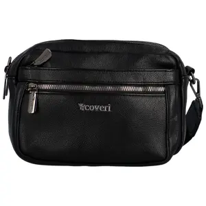 Trendy dámská koženková malá crossbody Gloria, černá