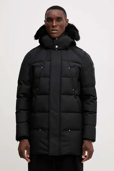 Péřová bunda MOOSE KNUCKLES Cloud černá barva, zimní, M35MP221S