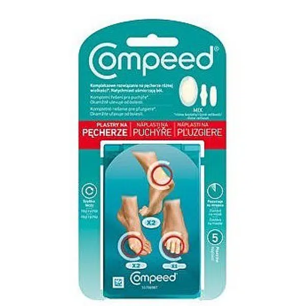 Compeed Náplasti Na Puchýře Mix 5ks