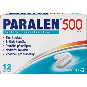 Paralen 500mg 12 tablet