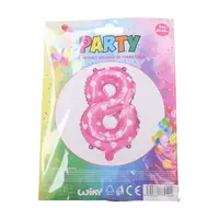 Nafukovací balónik - číslo 8 dievčatá