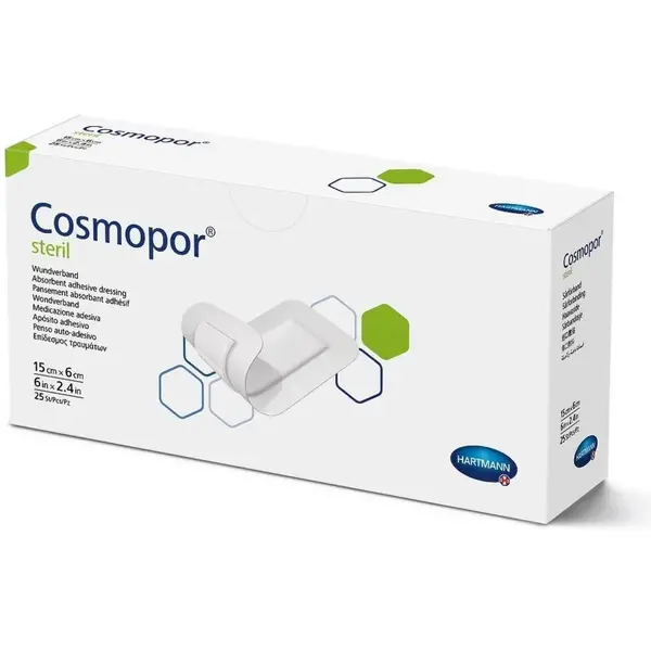 Cosmopor Sterilní hypoalergenní náplast s polštářkem 6x10cm 1ks