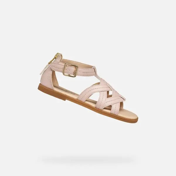 Light Pink Girls' Sandals Geox Karly - Girls