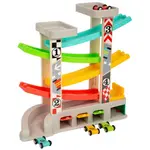 Small Foot Závodná dráha s parkoviskom a garážami