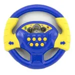 Volant modrý plast 20cm na batérie so zvukom v sáčku český design