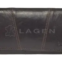Dámská kožená peněženka Lagen PWL-388/T Dark brown