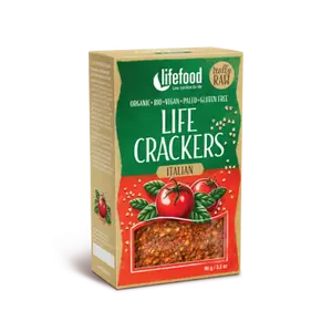 LIFEFOOD Life crackers Italské RAW BIO 90 g