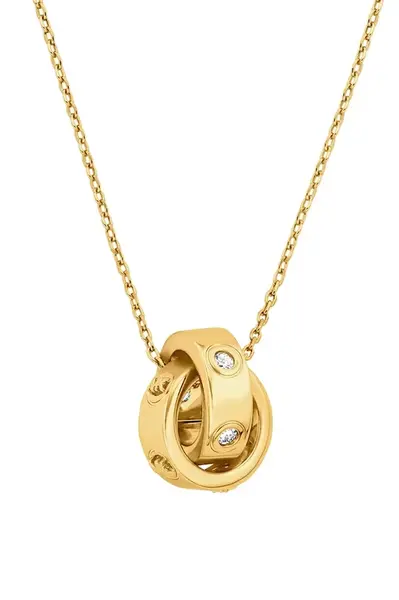 Michael Kors  řetízek dámský mosazný s kubickým zirkonem