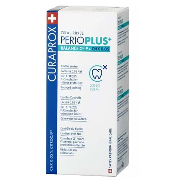 CURAPROX Perio PLUS+ CHX 0,05% Ústní voda 200 ml