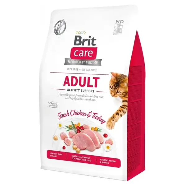 BRIT Care Cat  Adult Activity Support granule pro aktivní kočky, Hmotnost balení: 2 kg