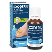 EXODERIL Roztok k zevnímu užití 10mg/ml 20 ml