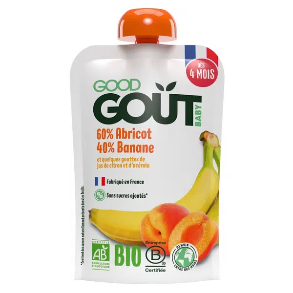GOOD GOUT BIO Meruňka s banánem 120 g