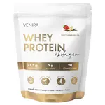 VENIRA Whey protein + kolagen jahoda-vanilka