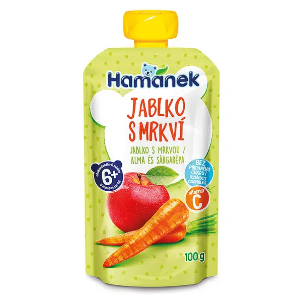 HAMÁNEK Jablko s mrkví 6m+ 100 g