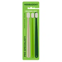 HERBADENT Original Eco 5 Zubní kartáček ultra jemná vlákna 3 kusy