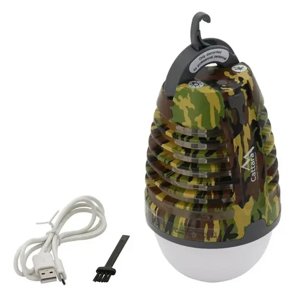 Svítilna CATTARA 13179 PEAR ARMY s lapačem hmyzu, nabíjecí