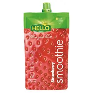 HELLO Smoothie jahoda kapsička 200 ml x 10 kusů